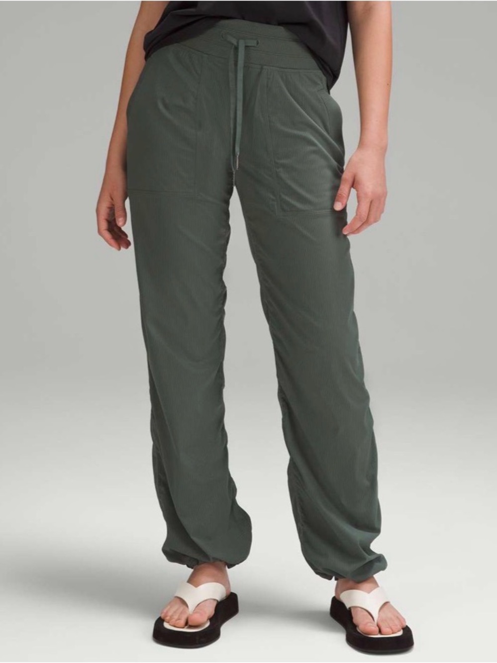 Lululemon Dance Studio Mid-Rise Full Length Pant Dark Forest Size 6